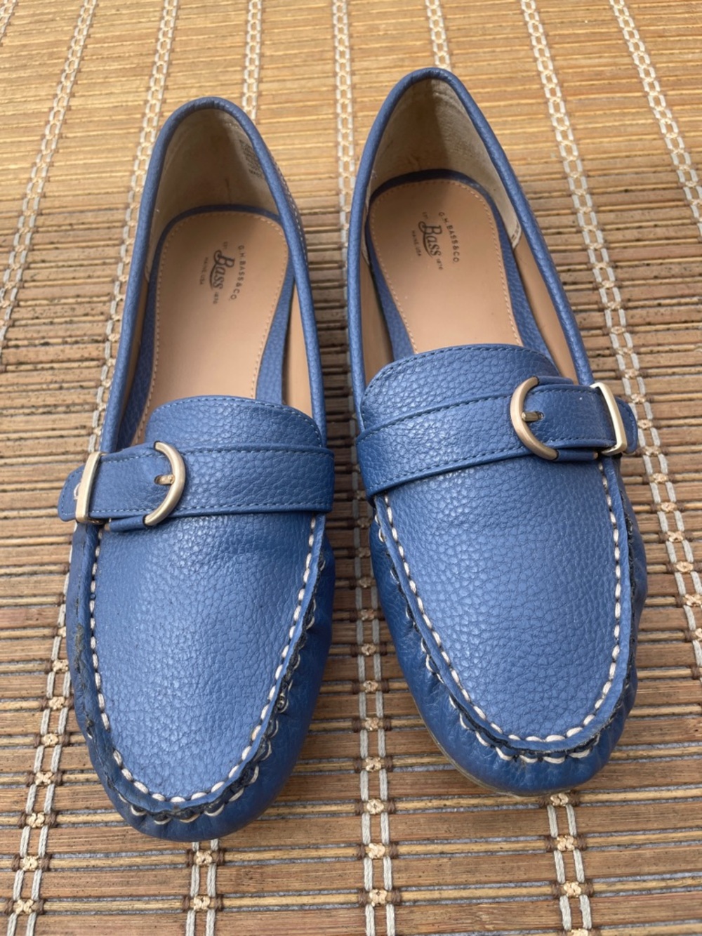 Bass Betsy Blue Loafer Sz 8.5‎